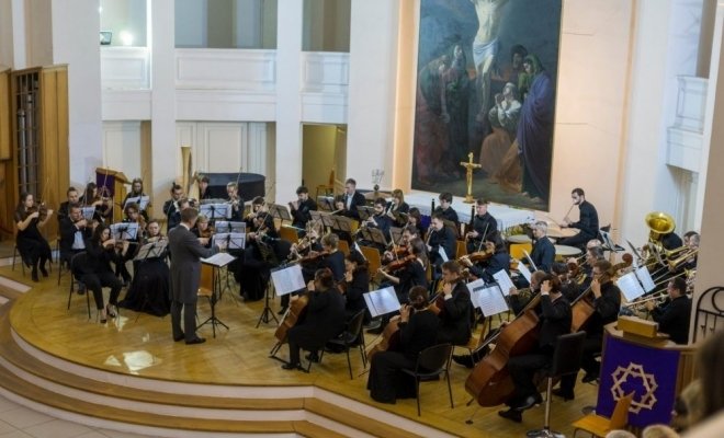 Моцарт. Орган с симфоническим оркестром