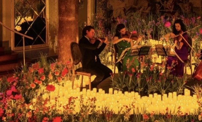 Оркестр при свечах. Цветочная рапсодия