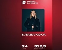 Клава Кока стала одной из самых популярных артисток в России