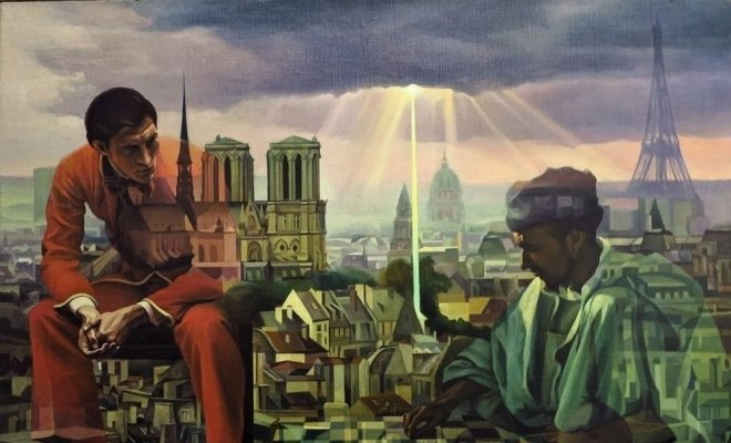 Луч солнца над Парижем