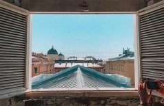 Утро на колокольне