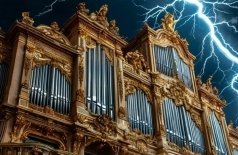 Рок-хиты на органе при свечах в готическом соборе