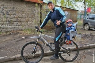 Папа может прокатить ребенка по всем лесопаркам Екатеринбурга. Автор: Алексей Журов