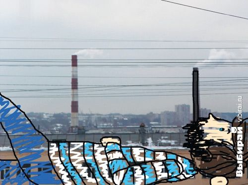 Пять рисунков на стекле