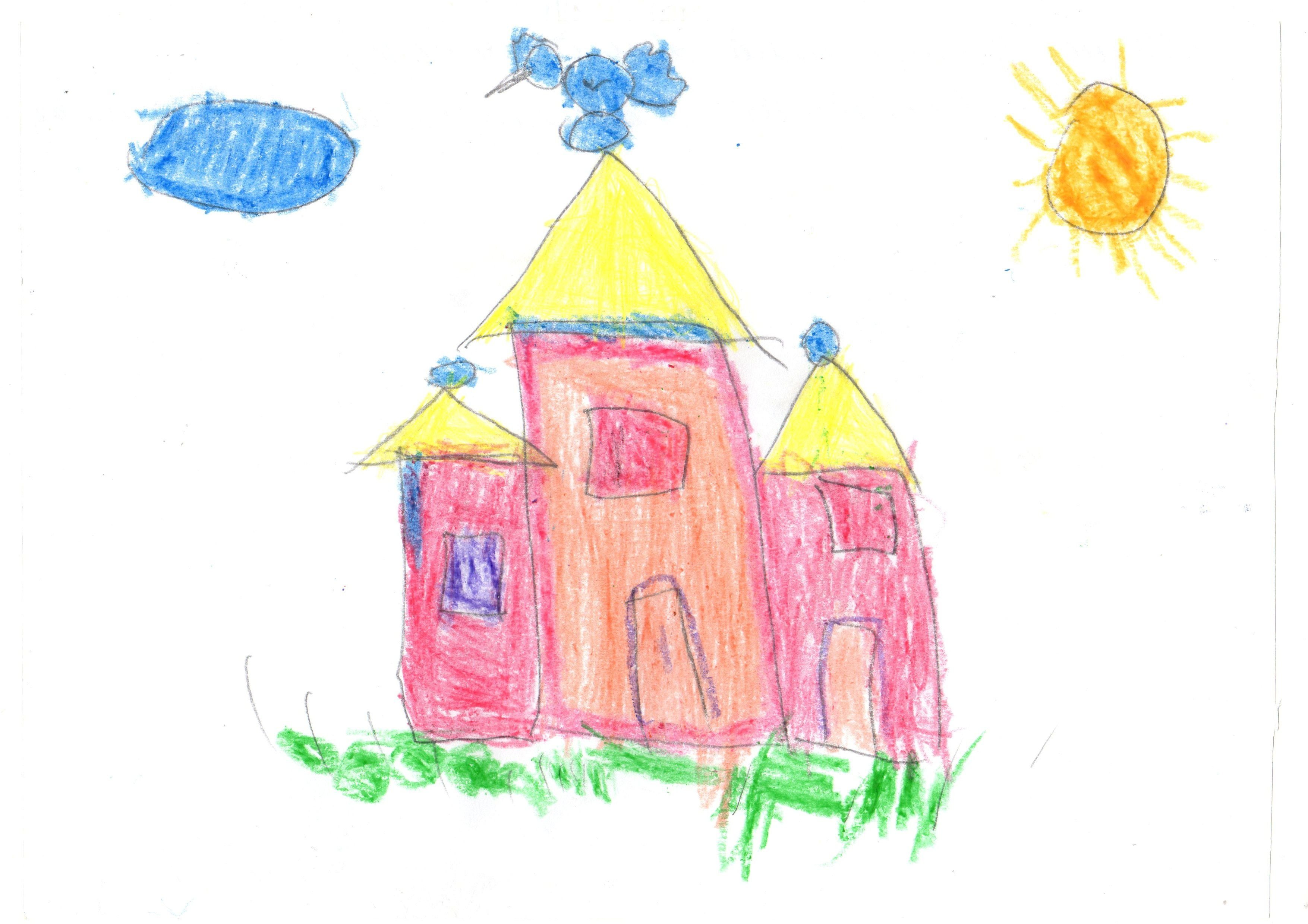 Детские рисунки дом моей мечты