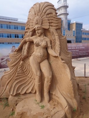 Выставка песчаной скульптур в Чебоксарах