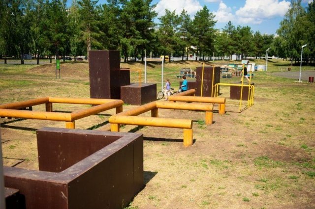 В парке Гренада появилась паркур-площадка