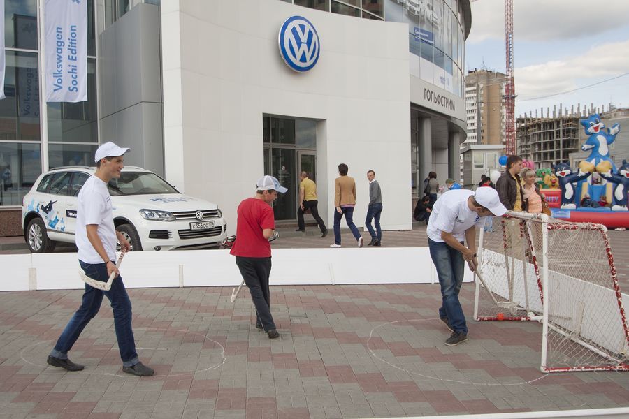 Олимпиадные Volkswagen в городе! Теперь с видеоверсией события! 