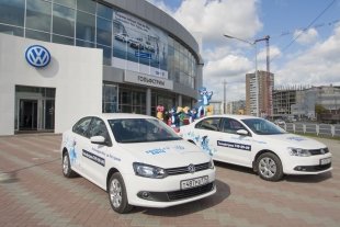 Олимпиадные Volkswagen в городе! Теперь с видеоверсией события! 