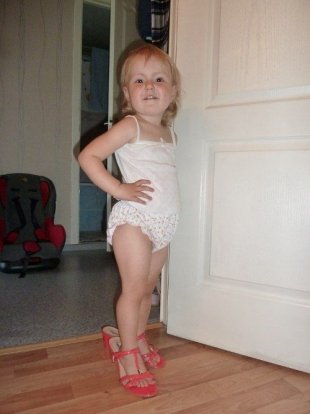 Маруся Галимова, на фото 1,5 года