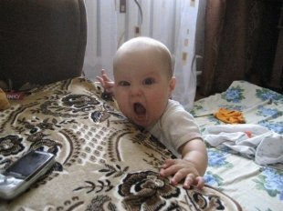 Настя Галимова, на фото 8 месяцев