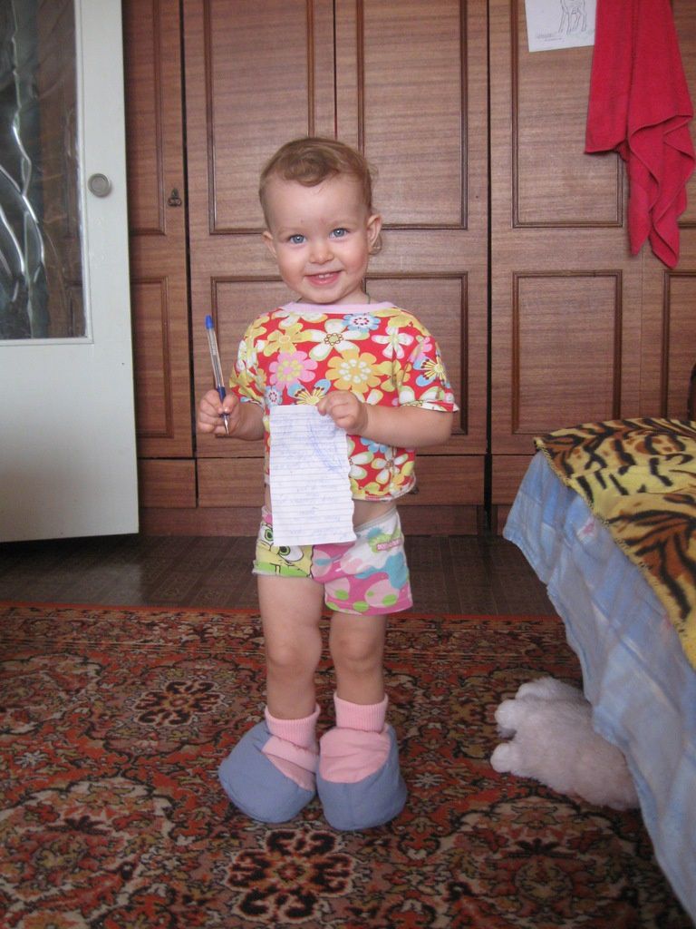 Виктория Золотова, 1,5 года