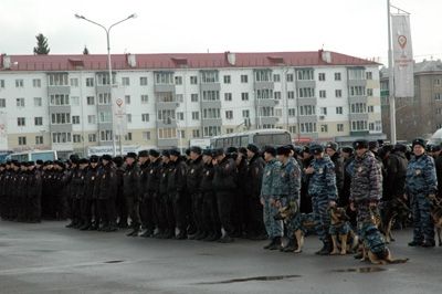 В Уфе прошел общегородской смотр полиции