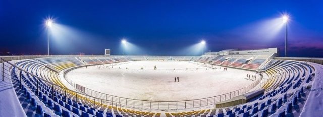 Открытие зимнего олимпийского сезона на катке «Центральный»