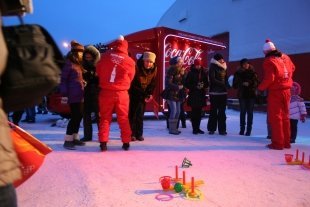 Олимпийский огонь на заводе Coca-Cola Hellenic в Екатеринбурге