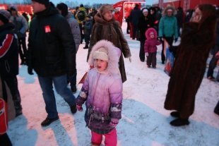 Олимпийский огонь на заводе Coca-Cola Hellenic в Екатеринбурге