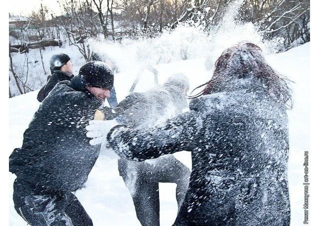 в ростовском ботаническом саду пройдет "снежная война"
