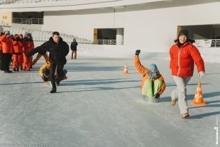 Флешмоб "Выбирай спорт" на Центральном стадионе