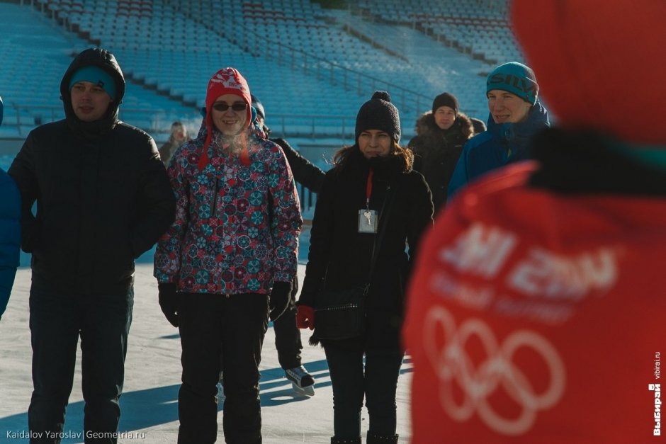 Флешмоб "Выбирай спорт" на Центральном стадионе