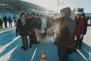 Флешмоб "Выбирай спорт" на Центральном стадионе