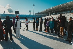 Флешмоб "Выбирай спорт" на Центральном стадионе