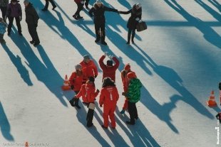 Флешмоб "Выбирай спорт" на Центральном стадионе