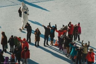 Флешмоб "Выбирай спорт" на Центральном стадионе