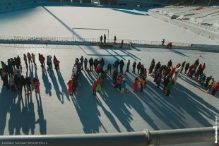 Флешмоб "Выбирай спорт" на Центральном стадионе