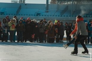 Флешмоб "Выбирай спорт" на Центральном стадионе