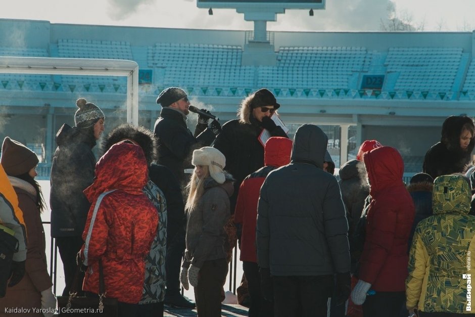 Флешмоб "Выбирай спорт" на Центральном стадионе