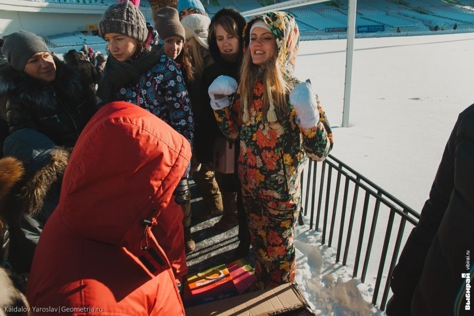 Флешмоб "Выбирай спорт" на Центральном стадионе