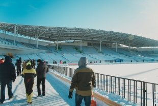 Флешмоб "Выбирай спорт" на Центральном стадионе