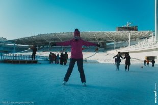 Флешмоб "Выбирай спорт" на Центральном стадионе