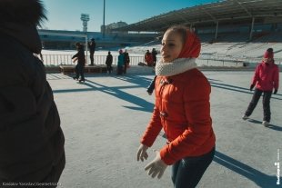 Флешмоб "Выбирай спорт" на Центральном стадионе