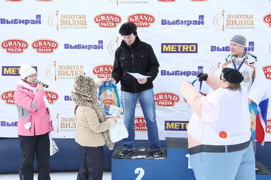 Народная ресторанная премия «Золотая вилка» провела «Вкусную лыжню»
