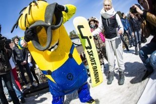 Аква-шоу Red Bull Jump & Freeze