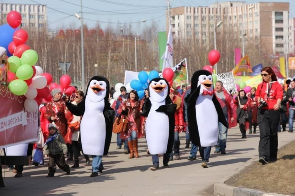 Сургут отметил Первомай!