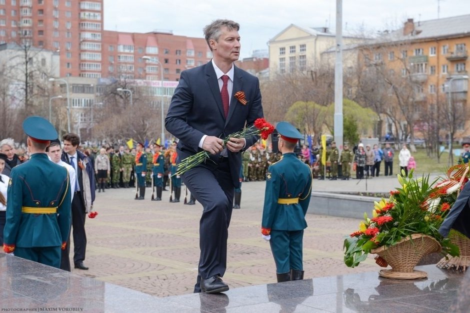 Праздничный митинг у «Седого Урала»