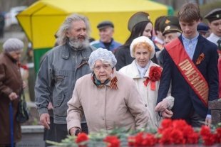 Праздничный митинг у «Седого Урала»