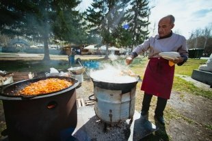 Плов от Шакира Юлдашева в ЦПКиО