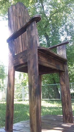 30 мая в детском парке «Сказка» состоится открытие нового арт-объекта «стул Гулливера»