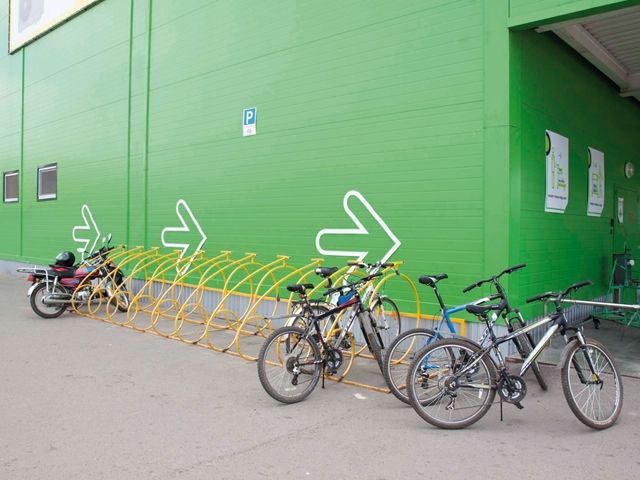 Пять велопарковок города