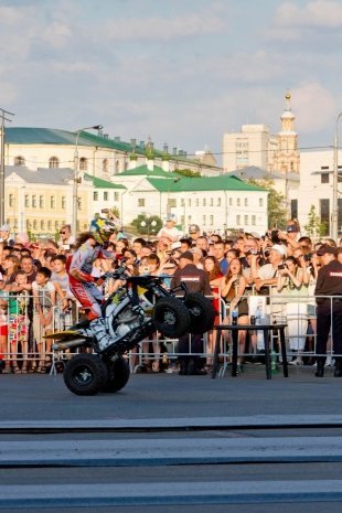 Фестиваль мотофристайла прошел в Казани