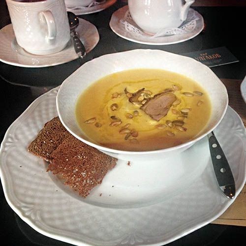 Суп из Джека: крем-суп из тыквы в баре «Булгаков»