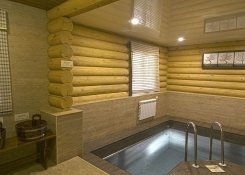 Баня с бассейном