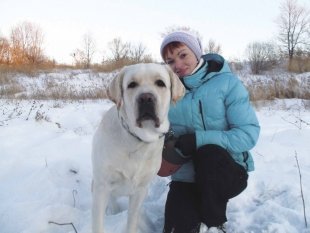 Оксана Невзорова, 25 лет, мастер-парикмахер Я катаюсь на собаке на санках! Вернее, учусь это делать. Мой Невил ездовая собака, но он еще щеночек. В этом году он всю нашу компанию обязательно покатает!