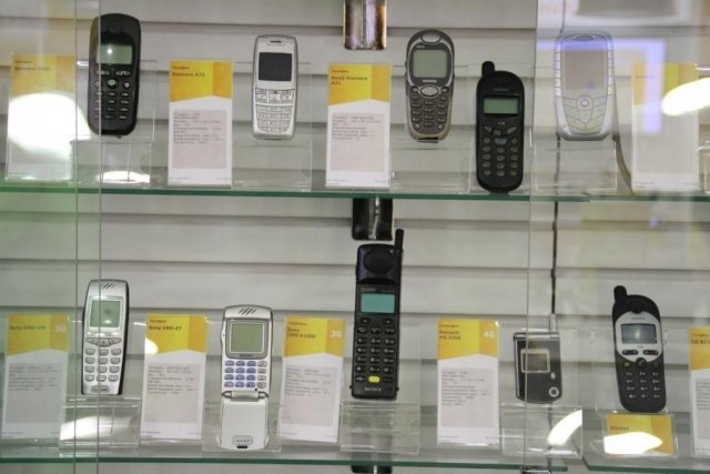 В Сочи проходит бесплатная выставка старых мобильных телефонов
