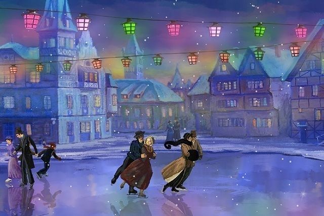 Весь декабрь по пятницам в парке Пушкина проходят дискотеки на льду