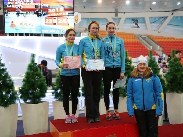 В ЛД «Алау» прошел Чемпионат Казахстана по конькобежному спорту