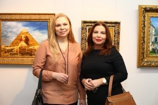 Сургут посетил известный художник - Никас Сафронов, со своей выставкой "Избранное"